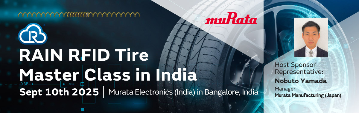 Banner of RAIN RFID Tire Master Class in India