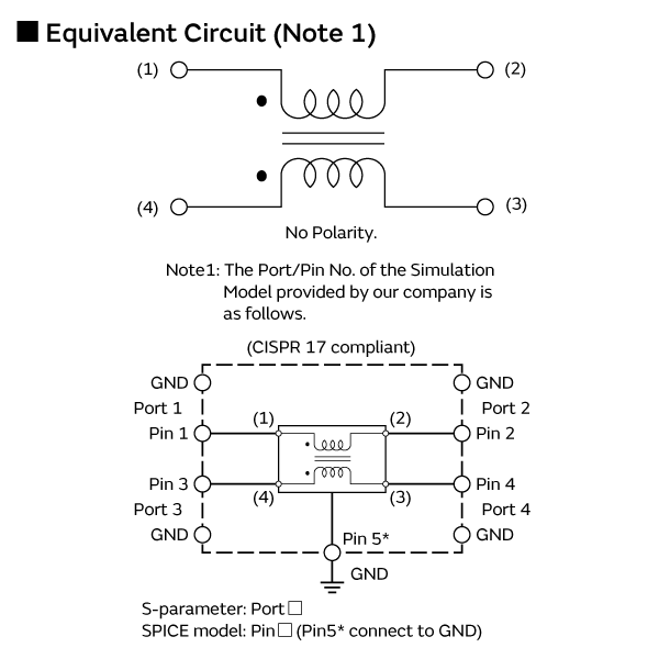 Equivalent Circuit | DLP11SN121SL2(DLP11SN121SL2B,DLP11SN121SL2L)
